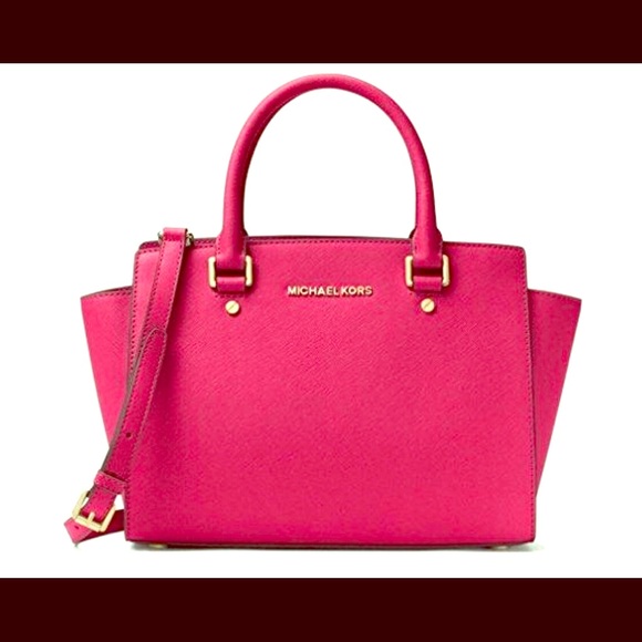 Red Michael Kors handbag and wallet set - Picture 1 of 4